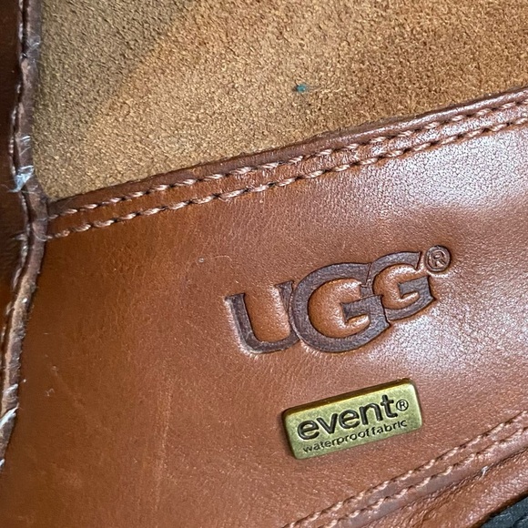 UGG Boys Brown and Black Winter‎ Boots, Boys Waterproof Boots Size 2 - Picture 6 of 12